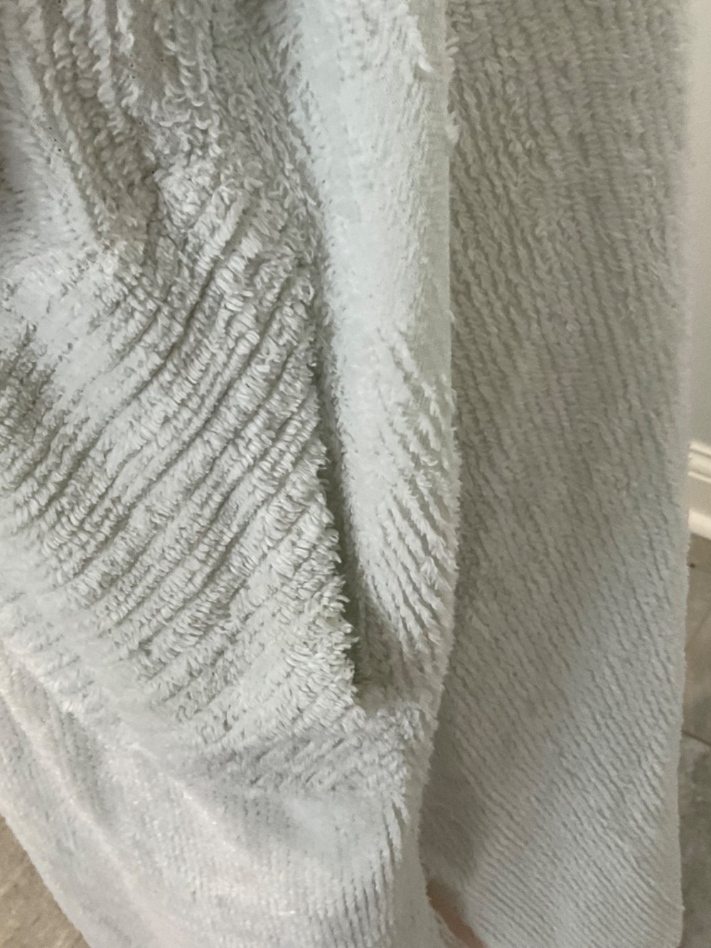 Chenille robe,green. 3X - Picture 3 of 10